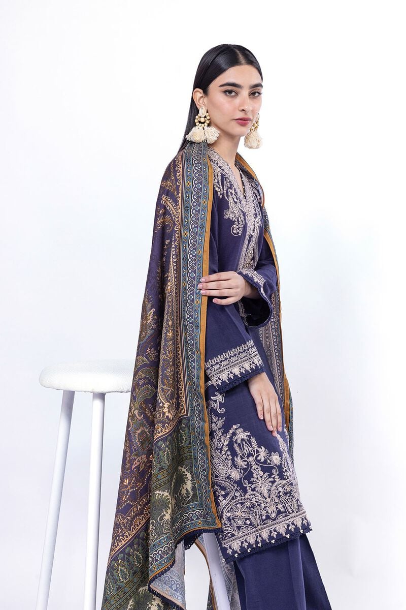 Khaadi | My Winter Mood | DK18Z -  Khaadi Ladies Clothes - Original Designer Dress - House of Maryam