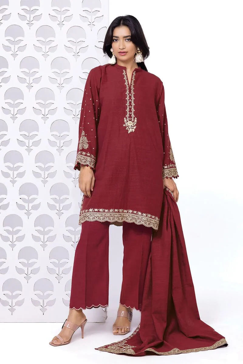 Khaadi | My Winter Mood | DKN02 -  Khaadi Ladies Clothes - Original Designer Dress - House of Maryam