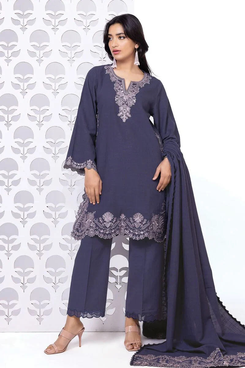 Khaadi | My Winter Mood | DKN07 -  Khaadi Ladies Clothes - Original Designer Dress - House of Maryam
