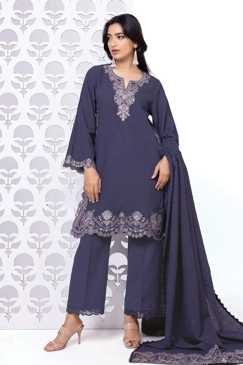 Khaadi | My Winter Mood | DKN07 -  Khaadi Ladies Clothes - Original Designer Dress - House of Maryam