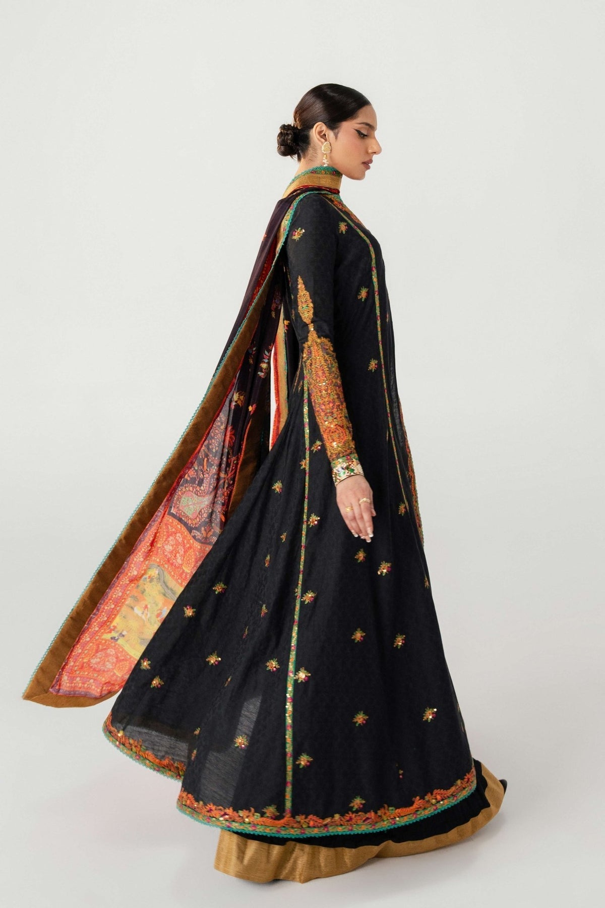 Fahad Hussayn | Jalsa Ghar | Dochalla -  Fahad Hussayn Ladies Clothes - Original Designer Dress - House of Maryam