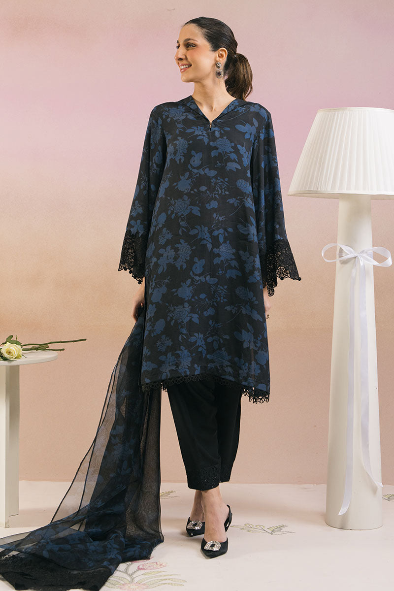 Cross Stitch | Exclusive Pret | Royal Charm-2 PC (Shirt & Dupatta)-1
