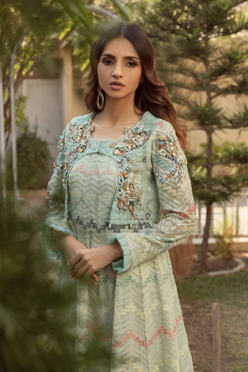 Panache | Pret | Dusty Affair -  Panache By Mona  - Original Designer Dress - House of Maryam