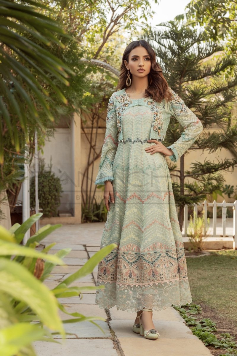 Panache | Pret | Dusty Affair -  Panache By Mona  - Original Designer Dress - House of Maryam
