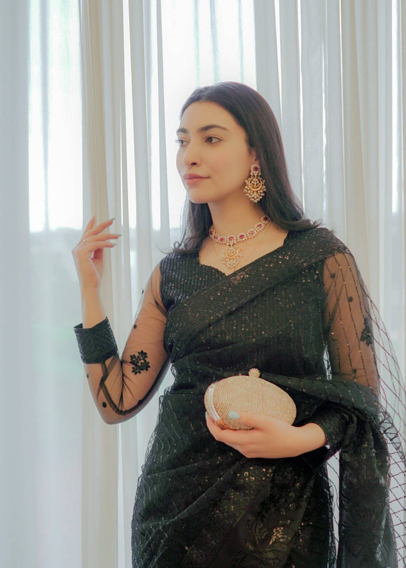 Daud Abbas | Formals Collection | Zaibaish -  Daud Abbas Formal - Original Designer Dress - House of Maryam