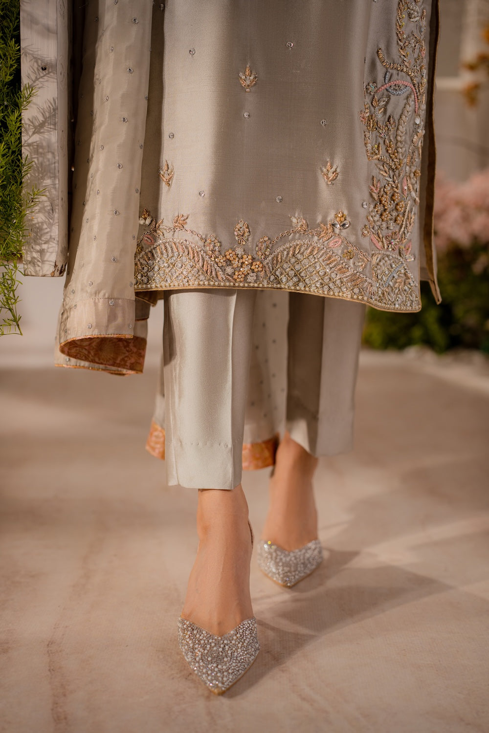 Vintage | Shehnayi Formals | Mahzeb -  Vintage Ladies Clothes - Original Designer Dress - House of Maryam