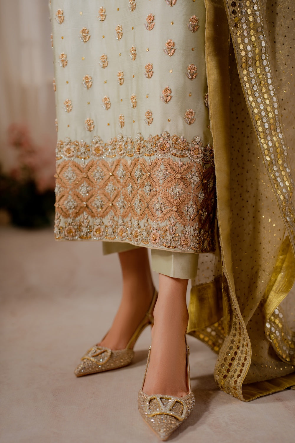 Vintage | Shehnayi Formals | Rashmeet -  Vintage Ladies Clothes - Original Designer Dress - House of Maryam
