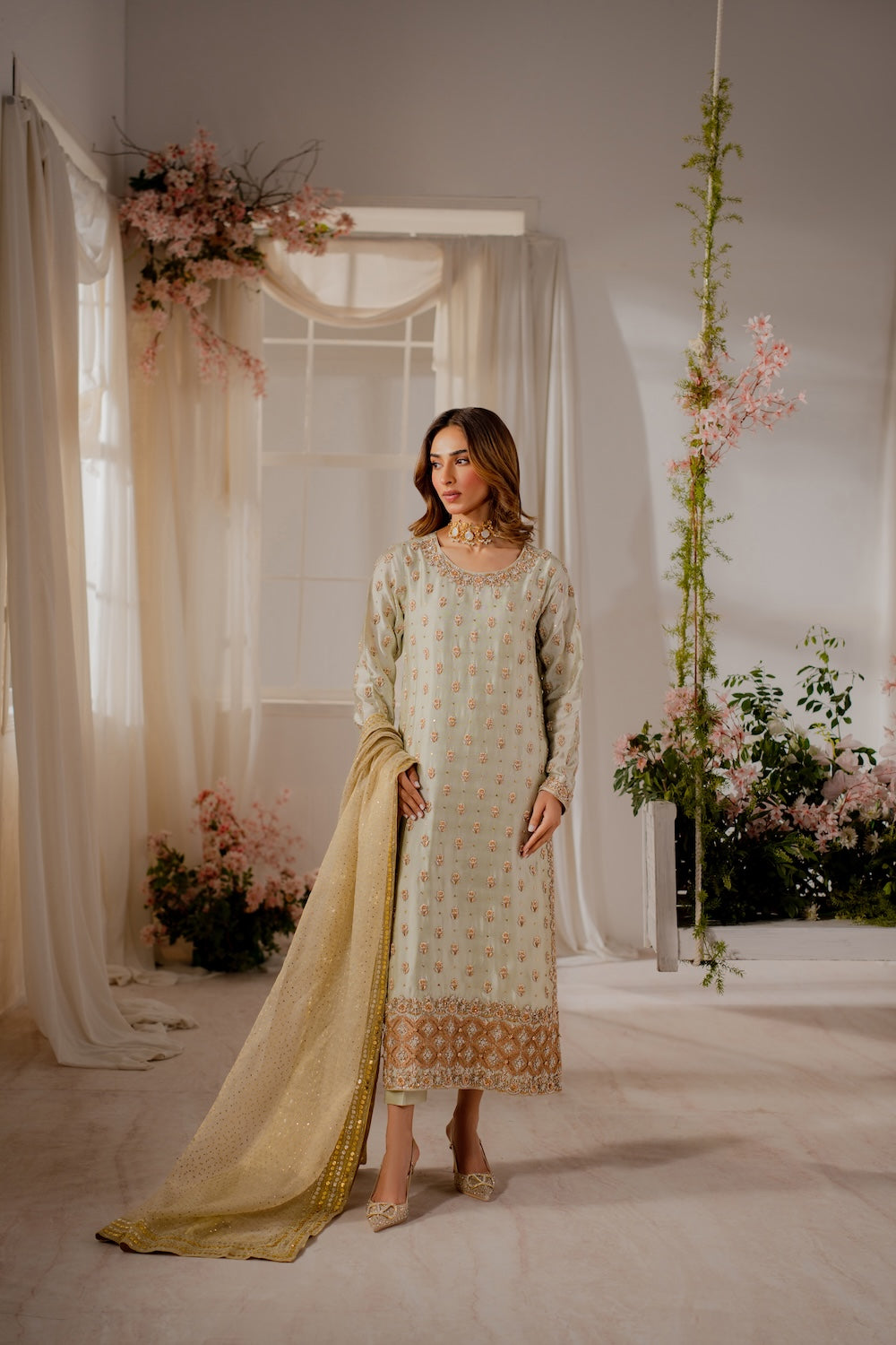 Vintage | Shehnayi Formals | Rashmeet -  Vintage Ladies Clothes - Original Designer Dress - House of Maryam