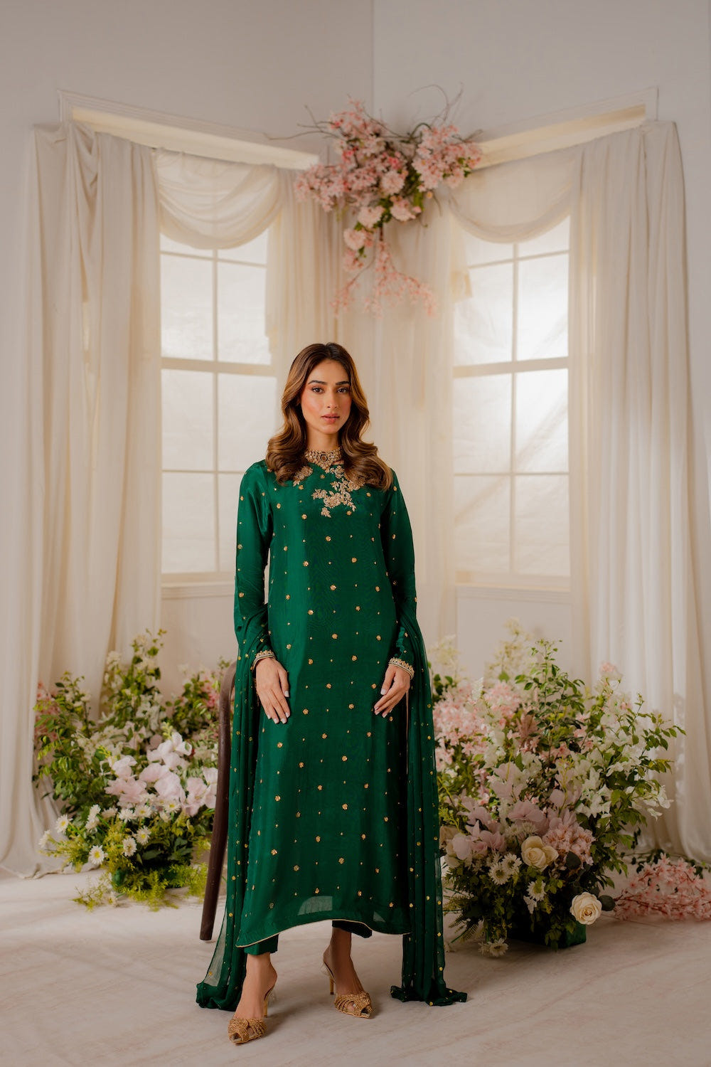 Vintage | Shehnayi Formals | Misha -  Vintage Ladies Clothes - Original Designer Dress - House of Maryam