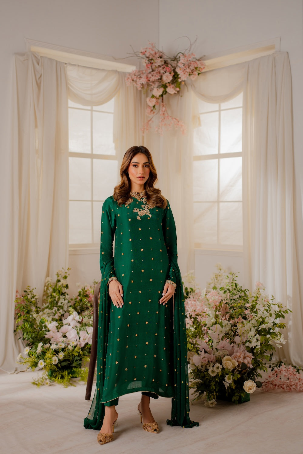 Vintage | Shehnayi Formals | Misha -  Vintage Ladies Clothes - Original Designer Dress - House of Maryam
