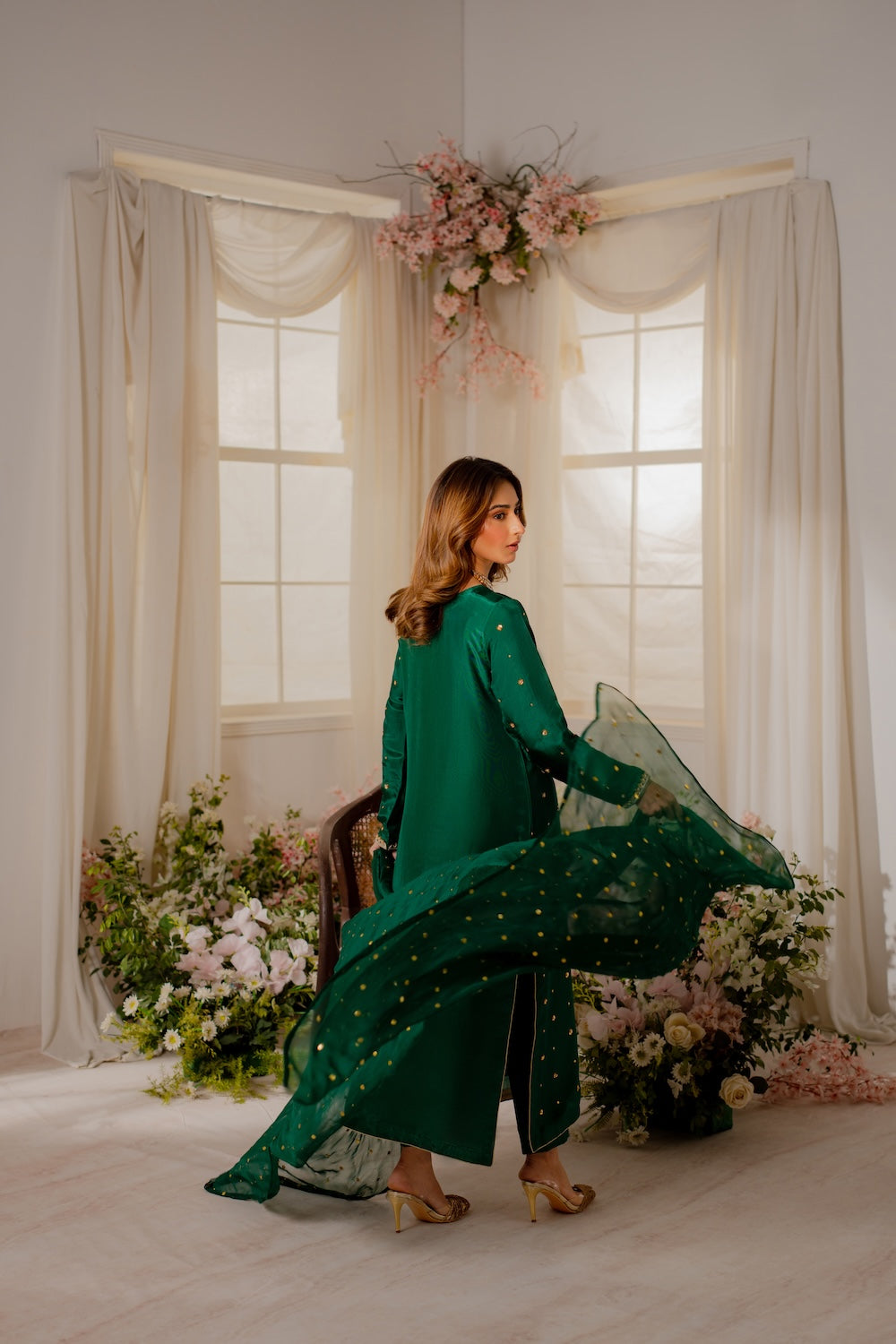 Vintage | Shehnayi Formals | Misha -  Vintage Ladies Clothes - Original Designer Dress - House of Maryam