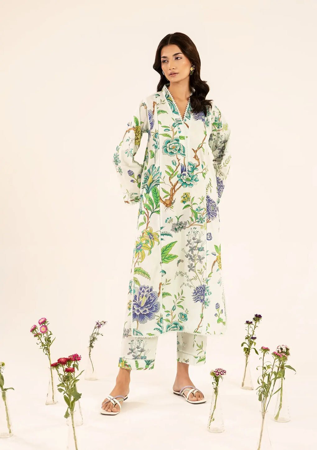 Elaf Premium | Pret 25 | EPT-03 NAIRE-Brand:Elaf Premium-Type:Ladies Clothes-Ivory-Lawn-House of Maryam- Buy in UK, USA
