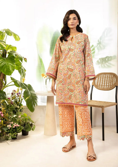 Elaf Premium | Pret 25 | EPT-05 BELA-Brand:Elaf Premium-Type:Ladies Clothes-Peach-Lawn-House of Maryam- Buy in UK, USA