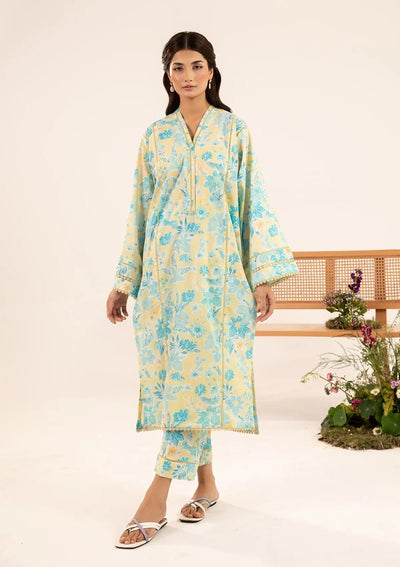 Elaf Premium | Pret 25 | EPT-06 FIONA-Brand:Elaf Premium-Type:Ladies Clothes-Pale Yellow-Lawn-House of Maryam- Buy in UK, USA