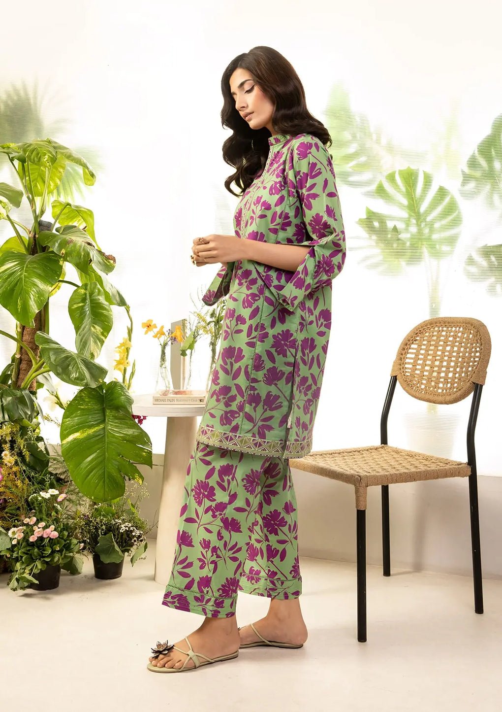 Elaf Premium | Pret 25 | EPT-07 KOA-Brand:Elaf Premium-Type:Ladies Clothes-Pistachio-Lawn-House of Maryam- Buy in UK, USA