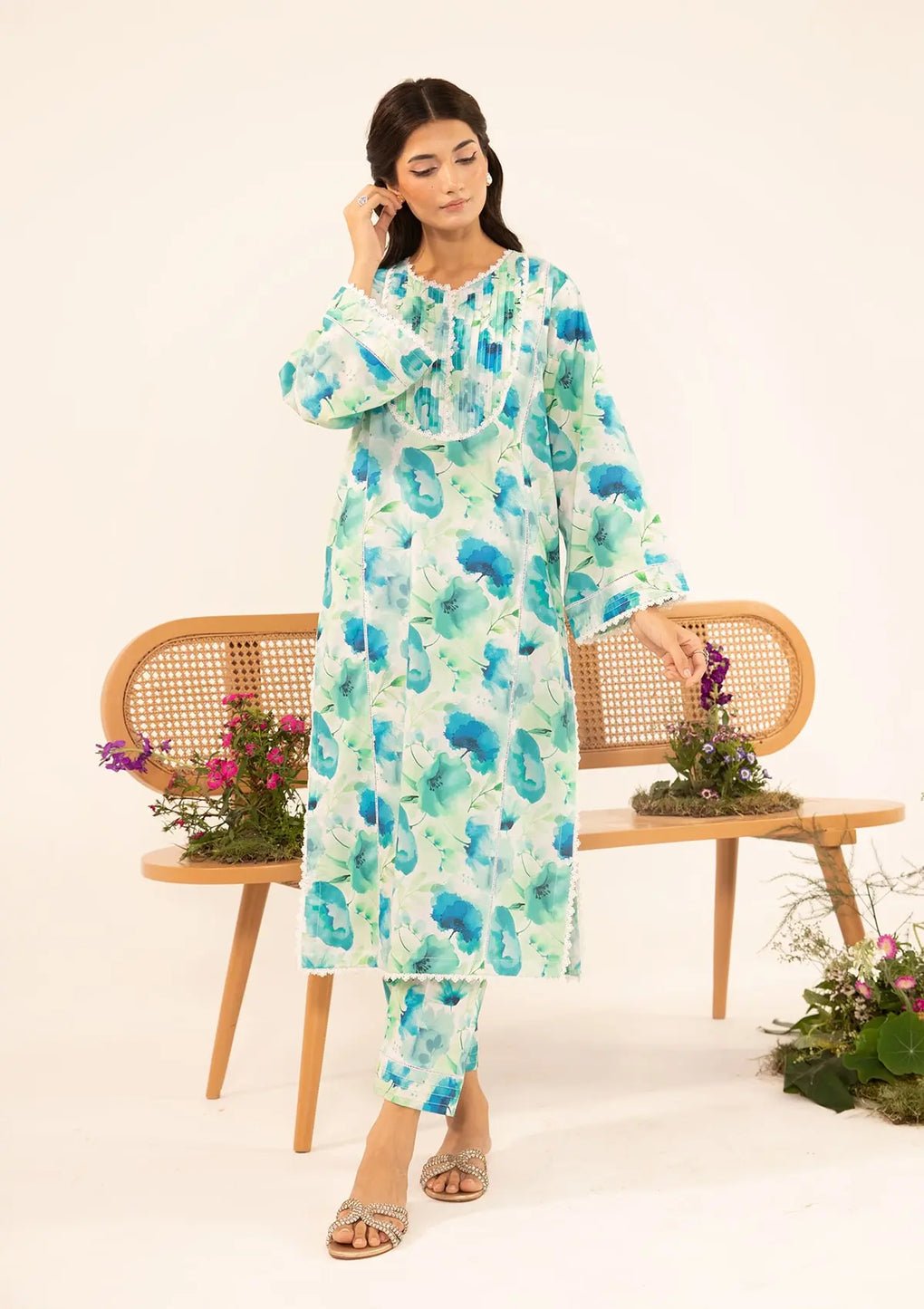 Elaf Premium | Pret 25 | EPT-8B RAME-Brand:Elaf Premium-Type:Ladies Clothes-Off White-Lawn-House of Maryam- Buy in UK, USA