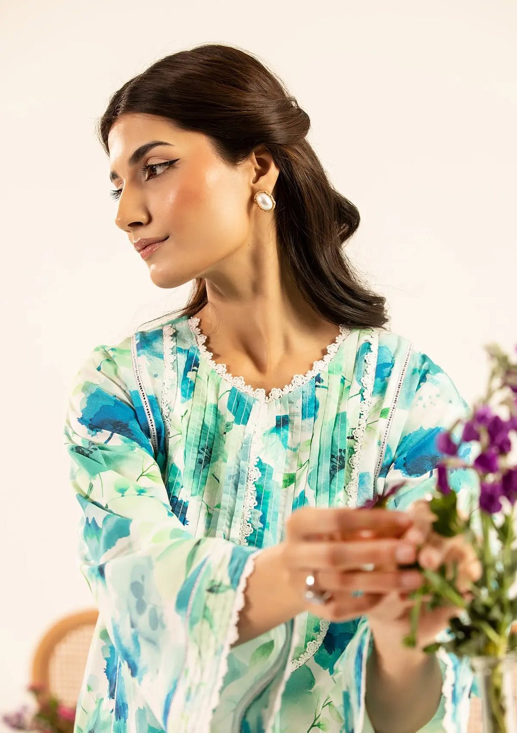 Elaf Premium | Pret 25 | EPT-8B RAME-Brand:Elaf Premium-Type:Ladies Clothes-Off White-Lawn-House of Maryam- Buy in UK, USA