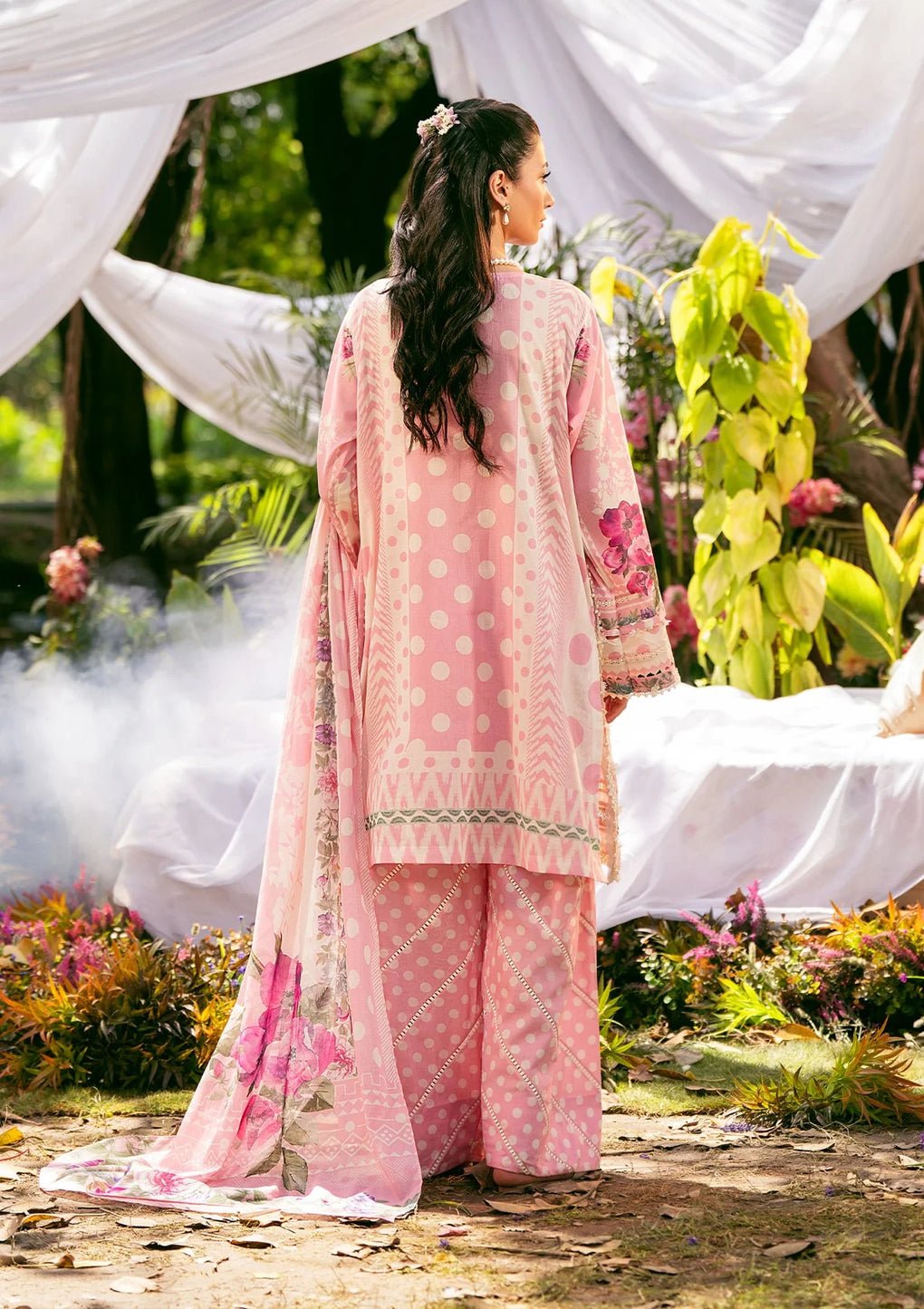 Elaf Premium | Prints 25 | EPS-2A ROSE DUSK-Brand:Elaf Premium-Type:Ladies Clothes-Pink-Lawn-House of Maryam- Buy in UK, USA