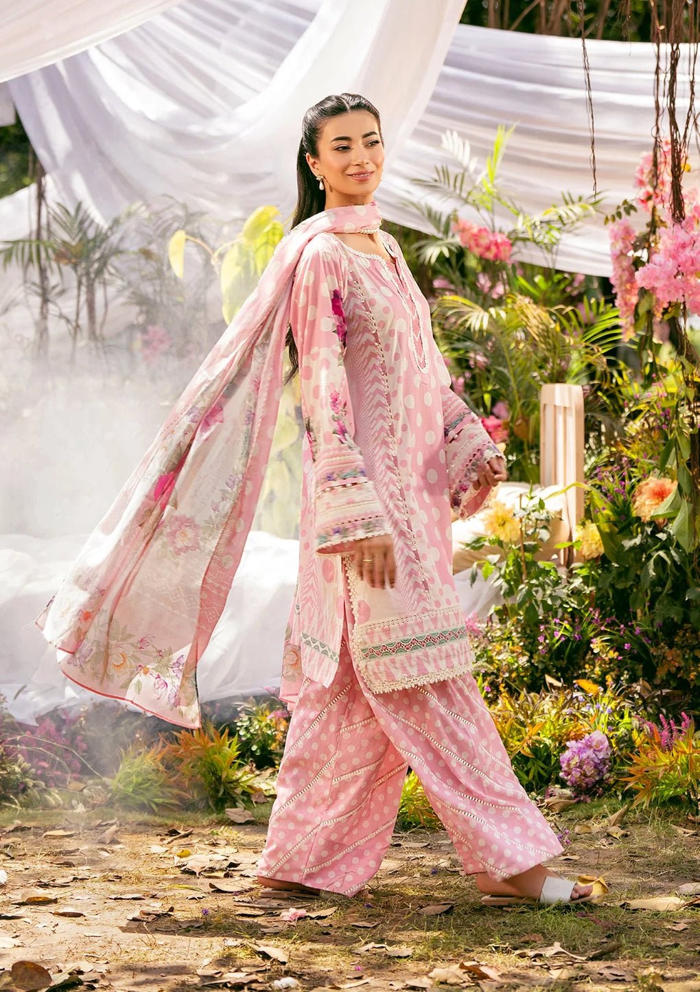 Elaf Premium | Prints 25 | EPS-2A ROSE DUSK-Brand:Elaf Premium-Type:Ladies Clothes-Pink-Lawn-House of Maryam- Buy in UK, USA