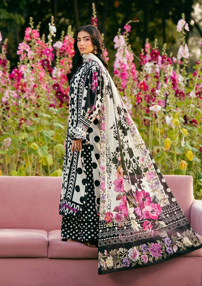 Elaf Premium | Prints 25 | EPS-2B MYSTIC NOIR-Brand:Elaf Premium-Type:Ladies Clothes-Black-Lawn-House of Maryam- Buy in UK, USA