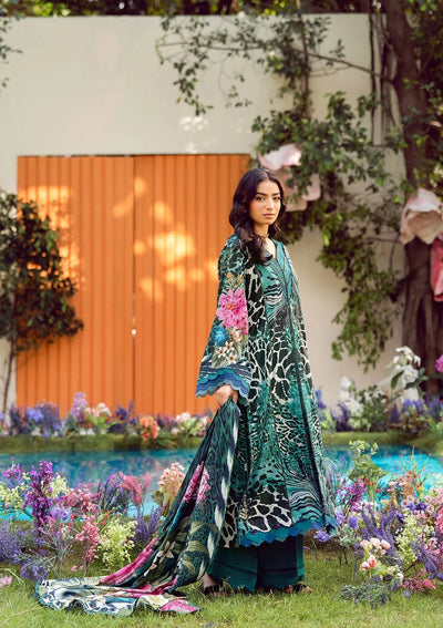 Elaf Premium | Prints 25 | EPS-4A SABLE LUXE-Brand:Elaf Premium-Type:Ladies Clothes-Dark Teal-Lawn-House of Maryam- Buy in UK, USA