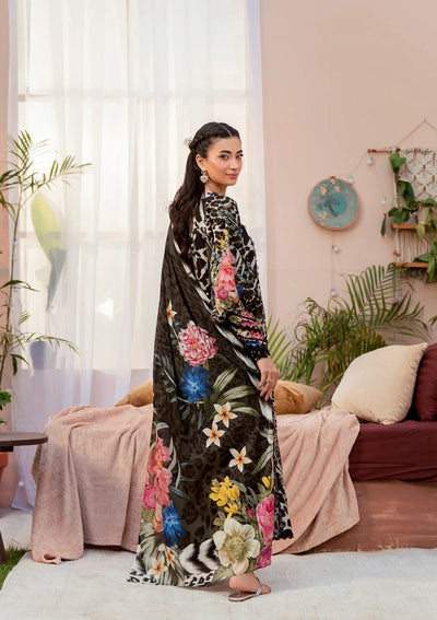 Elaf Premium | Prints 25 | EPS-4B NOIR ESSENCE-Brand:Elaf Premium-Type:Ladies Clothes-Black-Lawn-House of Maryam- Buy in UK, USA