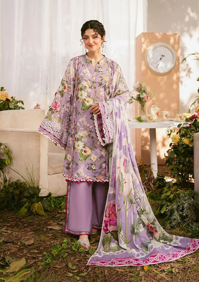 Elaf Premium | Prints 25 | EPS-5B LILABELLE-Brand:Elaf Premium-Type:Ladies Clothes-Lilac-Lawn-House of Maryam- Buy in UK, USA