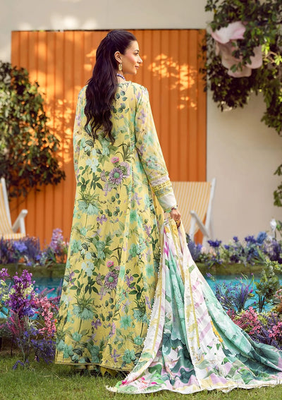 Elaf Premium | Prints 25 | EPS-7A DAISY FIELDS-Brand:Elaf Premium-Type:Ladies Clothes-Yellow-Lawn-House of Maryam- Buy in UK, USA