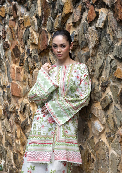 Elaf Premium | Ready to Wear 26 | EPV-10B VALENTINA-Brand:Elaf Premium-Type:Ladies Clothes-Mint Gray-Lawn-House of Maryam- Buy in UK, USA