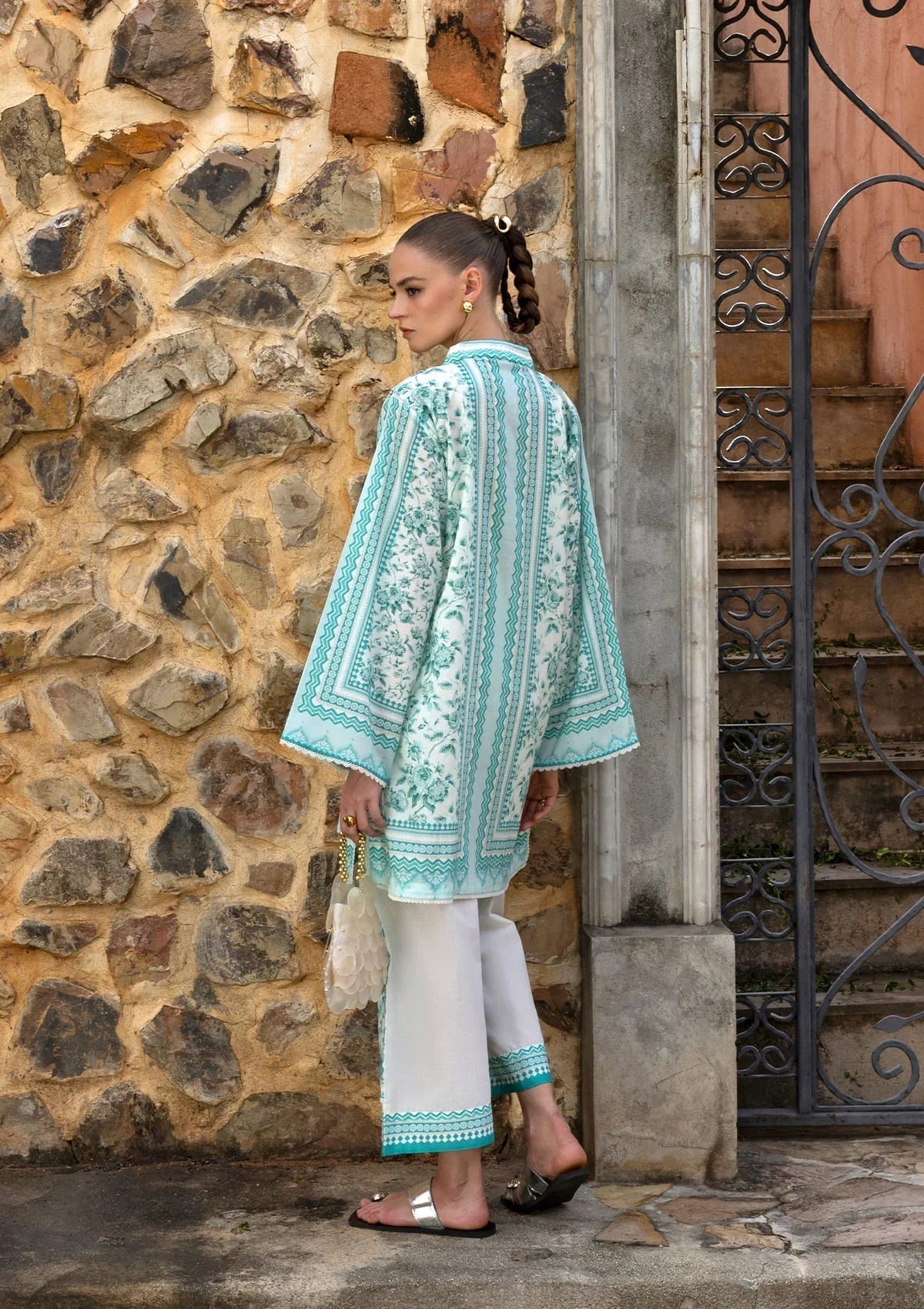 Elaf Premium | Ready to Wear 26 | EPV-8B MAMMA MIA-Brand:Elaf Premium-Type:Ladies Clothes-Off White-Lawn-House of Maryam- Buy in UK, USA
