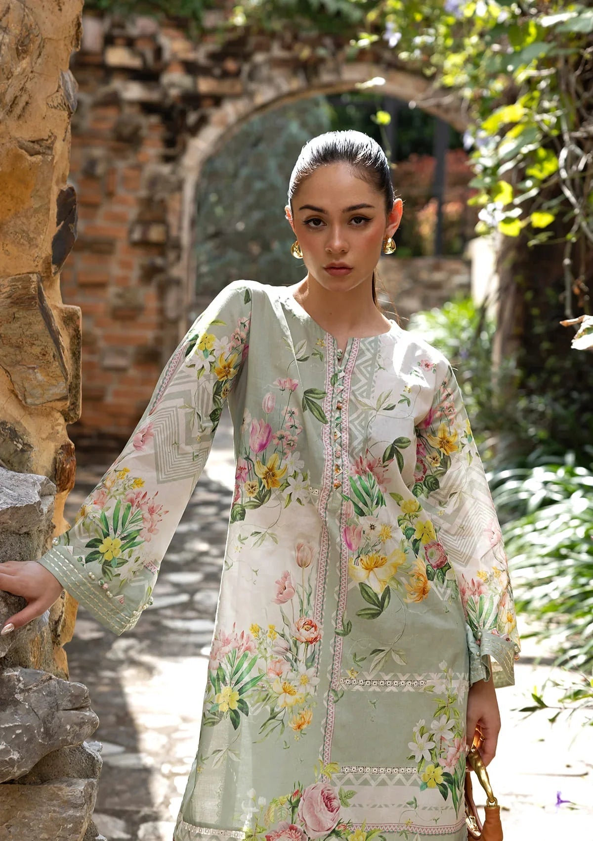 Elaf Premium | Ready to Wear 26 | EPV-9A IN THE CLEAR-Brand:Elaf Premium-Type:Ladies Clothes-Mint-Lawn-House of Maryam- Buy in UK, USA