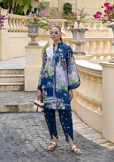 Elaf Premium | Ready to Wear 26 | EPV-9B CLOUD NINE-Brand:Elaf Premium-Type:Ladies Clothes-Midnight Blue-Lawn-House of Maryam- Buy in UK, USA
