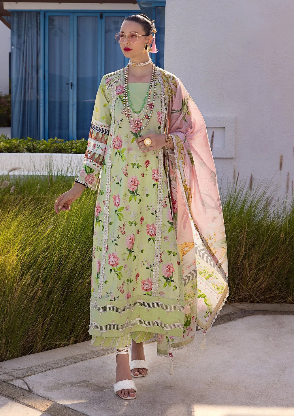 Elaf Premium | Prints Collection 2024 | EOP-02A CHELSEA -  Elaf Premium Formal - Original Designer Dress - House of Maryam