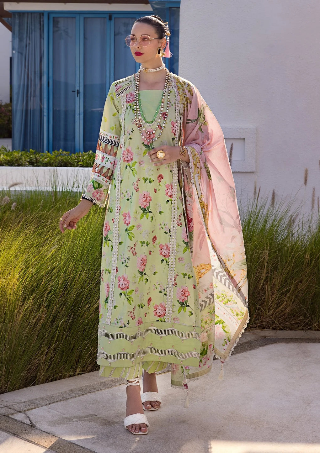 Elaf Premium | Prints Collection 2024 | EOP-02A CHELSEA -  Elaf Premium Formal - Original Designer Dress - House of Maryam