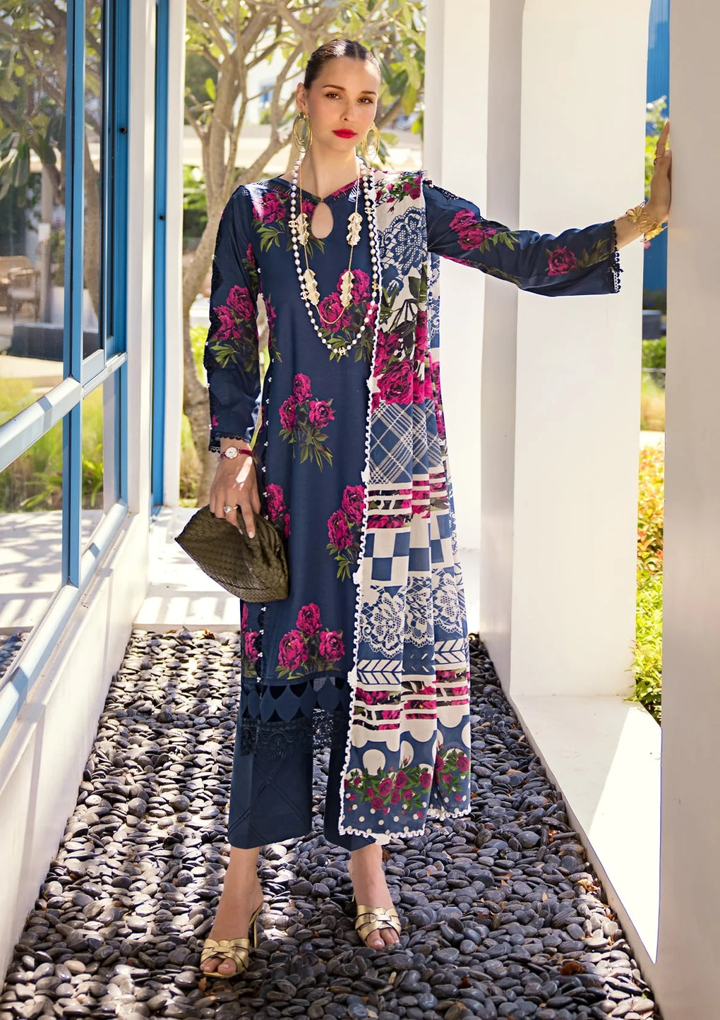 Elaf Premium | Prints Collection 2024 | EOP-03B PATTAYA POISE -  Elaf Premium Formal - Original Designer Dress - House of Maryam