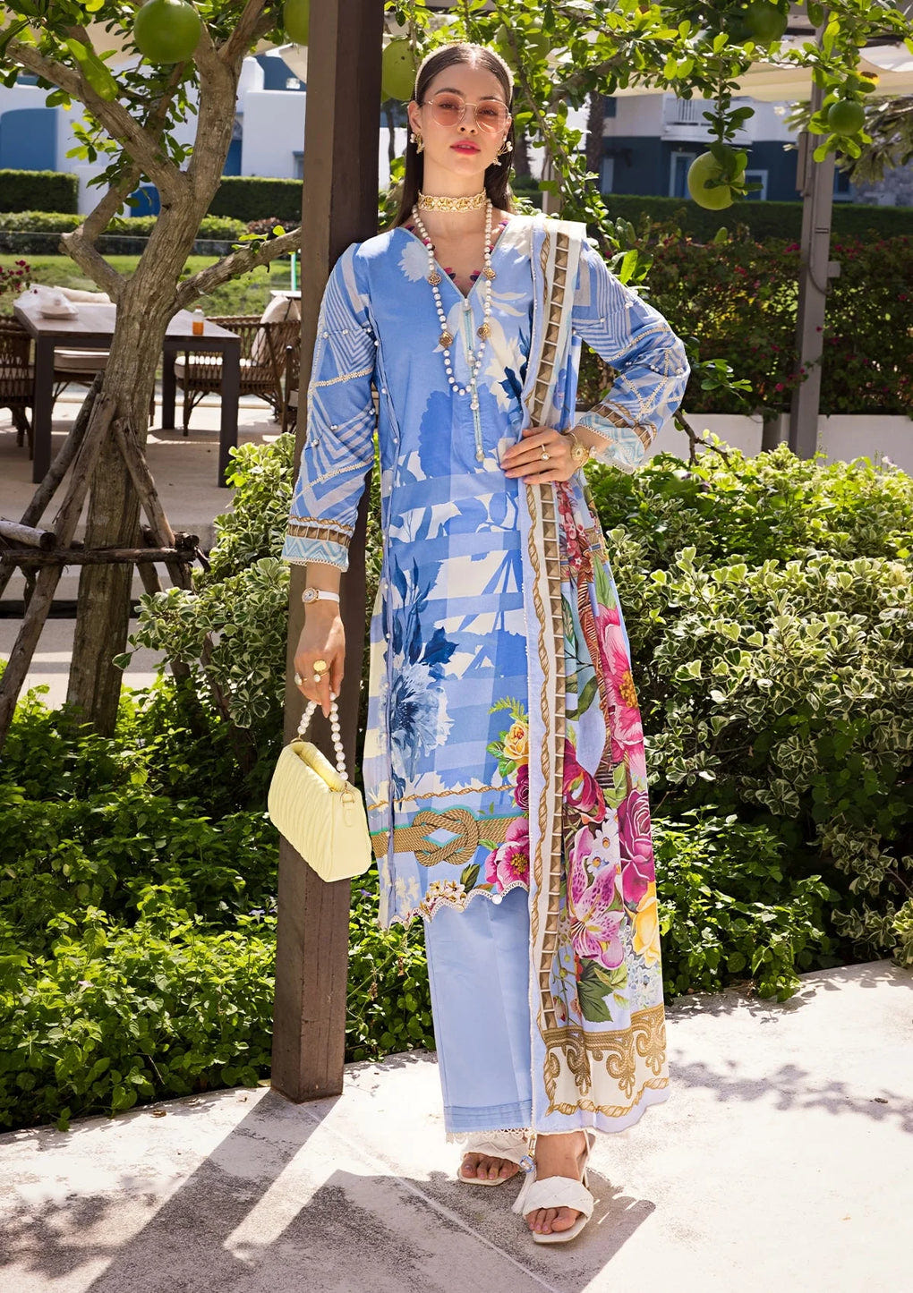 Elaf Premium | Prints Collection 2024 | EOP-01B DARIS -  Elaf Premium Formal - Original Designer Dress - House of Maryam