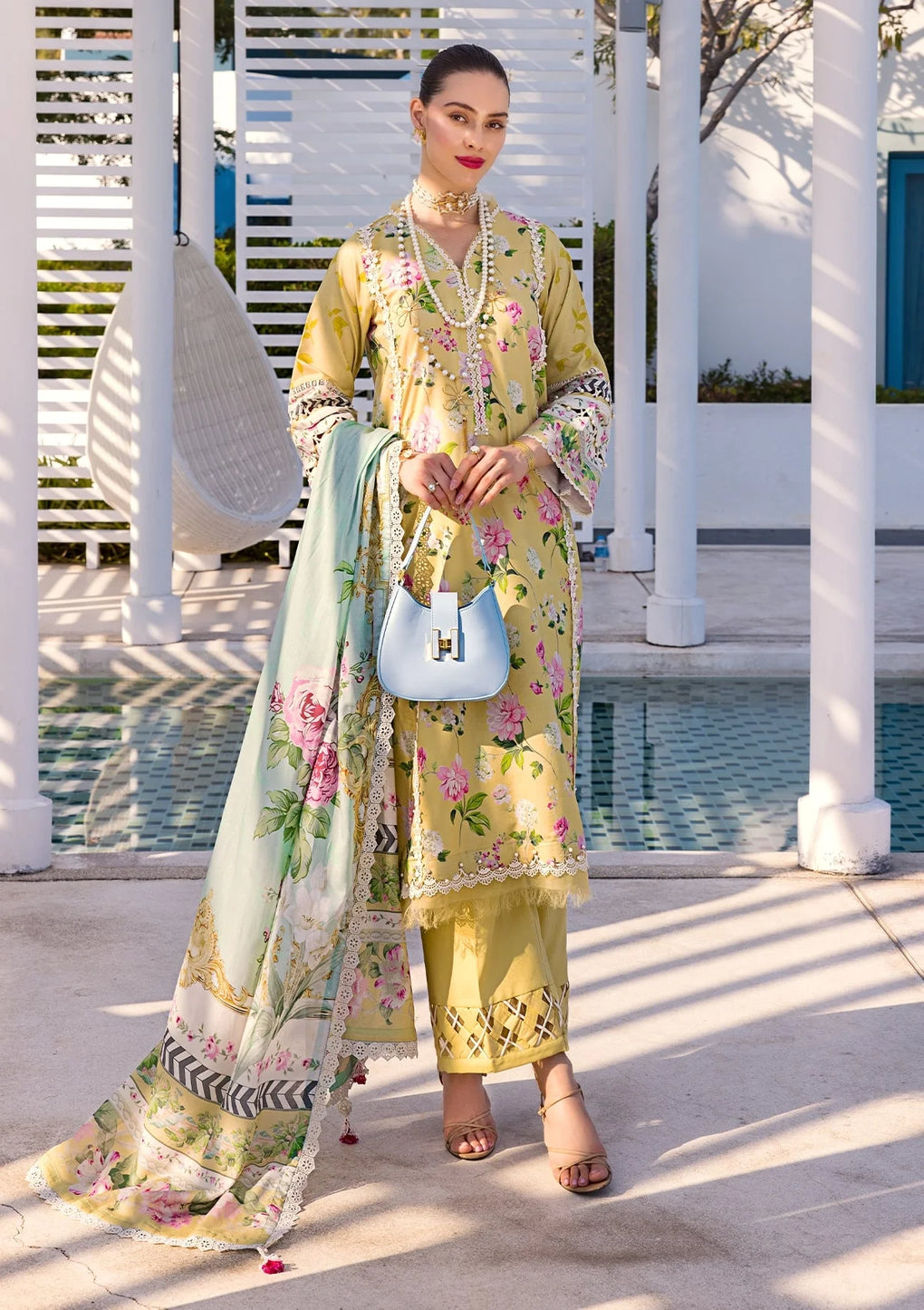 Elaf Premium | Prints Collection 2024 | EOP-02B HUAHIN CHIC by Designer Elaf Premium - House of Maryam - Pakistani Designer Ethnic Wear in {{ shop.shopifyCountryName }}