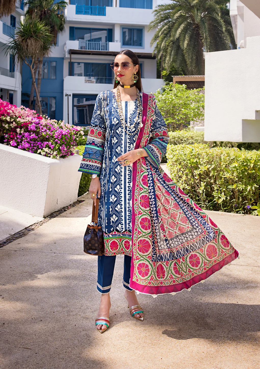 Elaf Premium | Prints Collection 2024 | EOP-07B ELNAZ by Designer Elaf Premium - House of Maryam - Pakistani Designer Ethnic Wear in {{ shop.shopifyCountryName }}