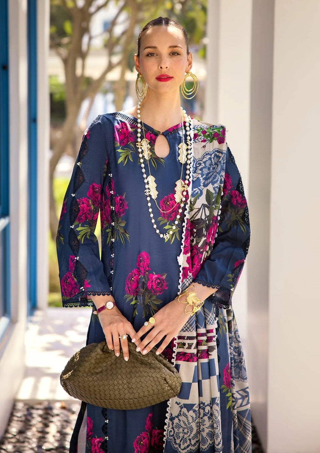 Elaf Premium | Prints Collection 2024 | EOP-03B PATTAYA POISE -  Elaf Premium Formal - Original Designer Dress - House of Maryam