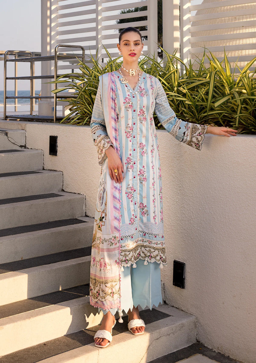 Elaf Premium | Prints Collection 2024 | EOP-04B MARLENE -  Elaf Premium Formal - Original Designer Dress - House of Maryam