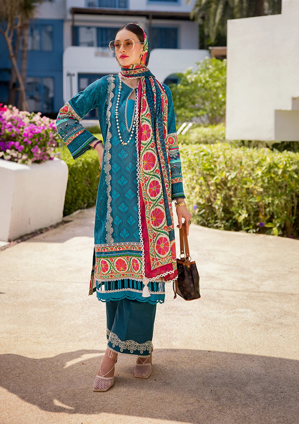 Elaf Premium | Prints Collection 2024 | EOP-07A FAUNA -  Elaf Premium Formal - Original Designer Dress - House of Maryam