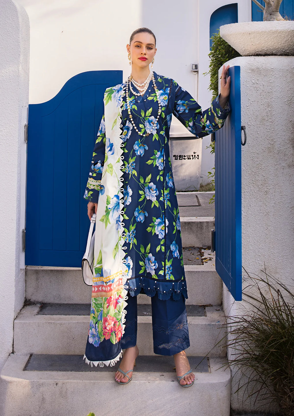 Elaf Premium | Prints Collection 2024 | EOP-05B RUNE MAVIS -  Elaf Premium Formal - Original Designer Dress - House of Maryam