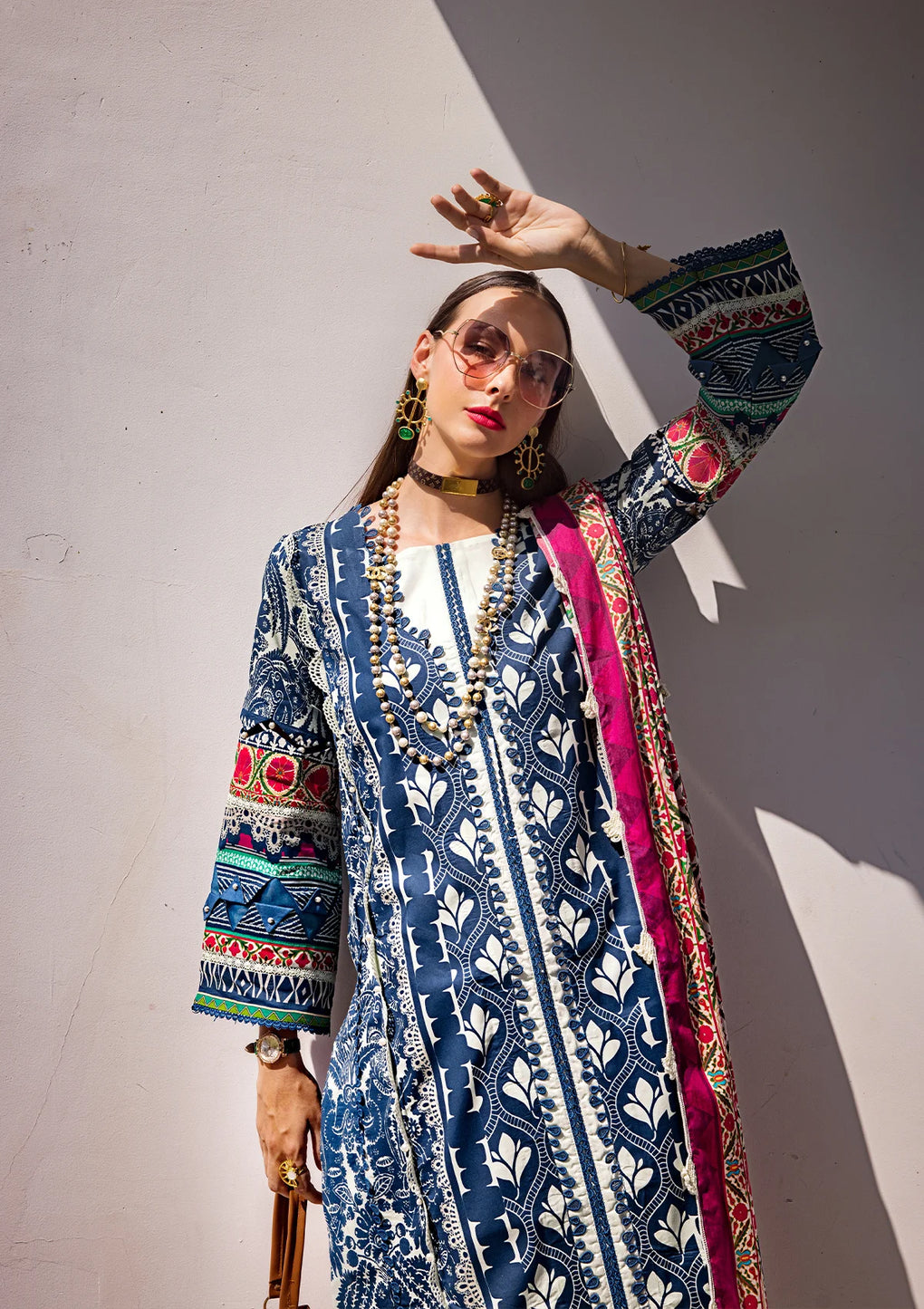 Elaf Premium | Prints Collection 2024 | EOP-07B ELNAZ by Designer Elaf Premium - House of Maryam - Pakistani Designer Ethnic Wear in {{ shop.shopifyCountryName }}