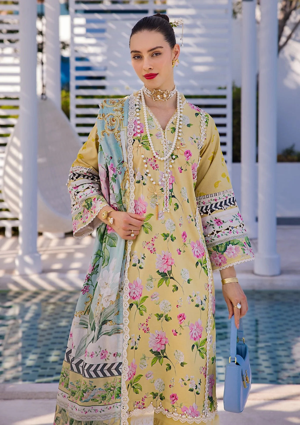 Elaf Premium | Prints Collection 2024 | EOP-02B HUAHIN CHIC -  Elaf Premium Formal - Original Designer Dress - House of Maryam