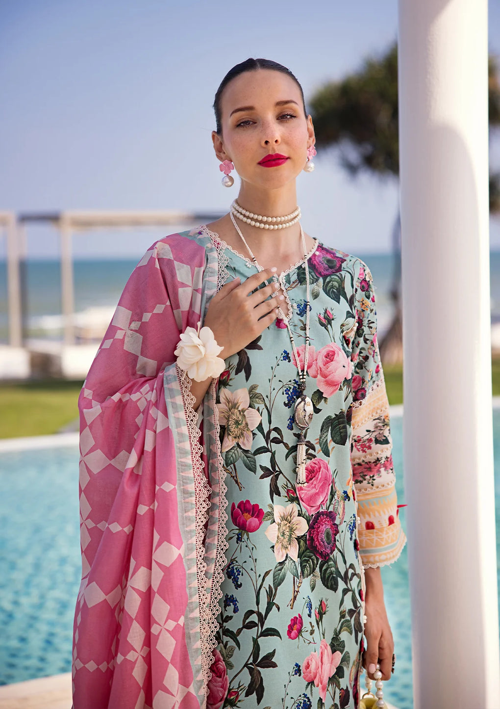Elaf Premium | Prints Collection 2024 | EOP-06B FREYA -  Elaf Premium Formal - Original Designer Dress - House of Maryam