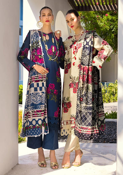 Elaf Premium | Prints Collection 2024 | EOP-03A SWAN -  Elaf Premium Formal - Original Designer Dress - House of Maryam