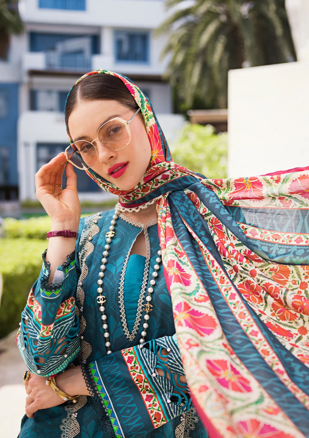 Elaf Premium | Prints Collection 2024 | EOP-07A FAUNA -  Elaf Premium Formal - Original Designer Dress - House of Maryam