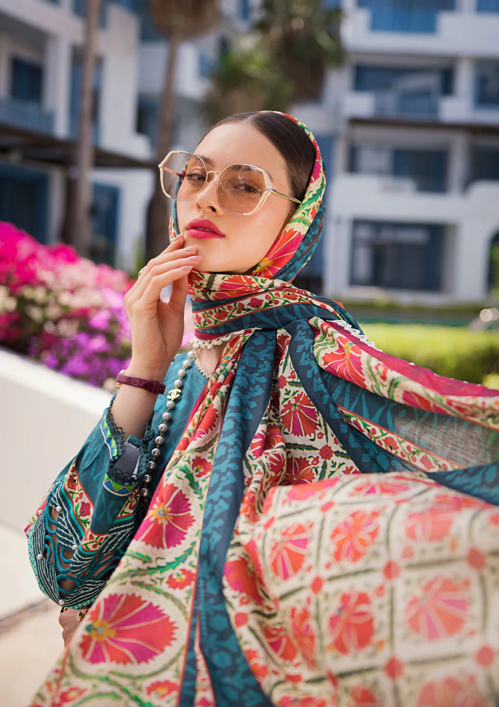 Elaf Premium | Prints Collection 2024 | EOP-07A FAUNA -  Elaf Premium Formal - Original Designer Dress - House of Maryam