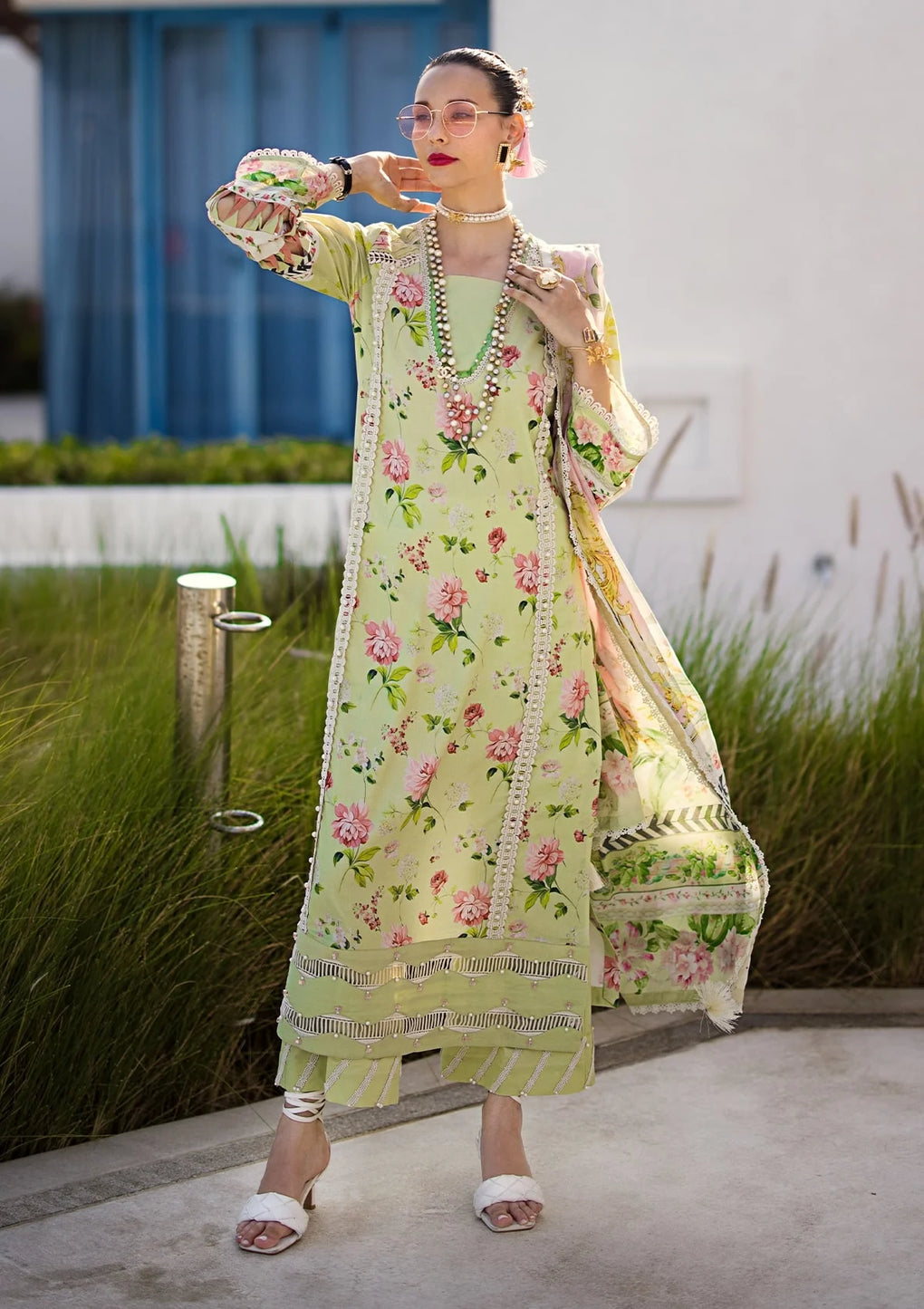 Elaf Premium | Prints Collection 2024 | EOP-02A CHELSEA -  Elaf Premium Formal - Original Designer Dress - House of Maryam