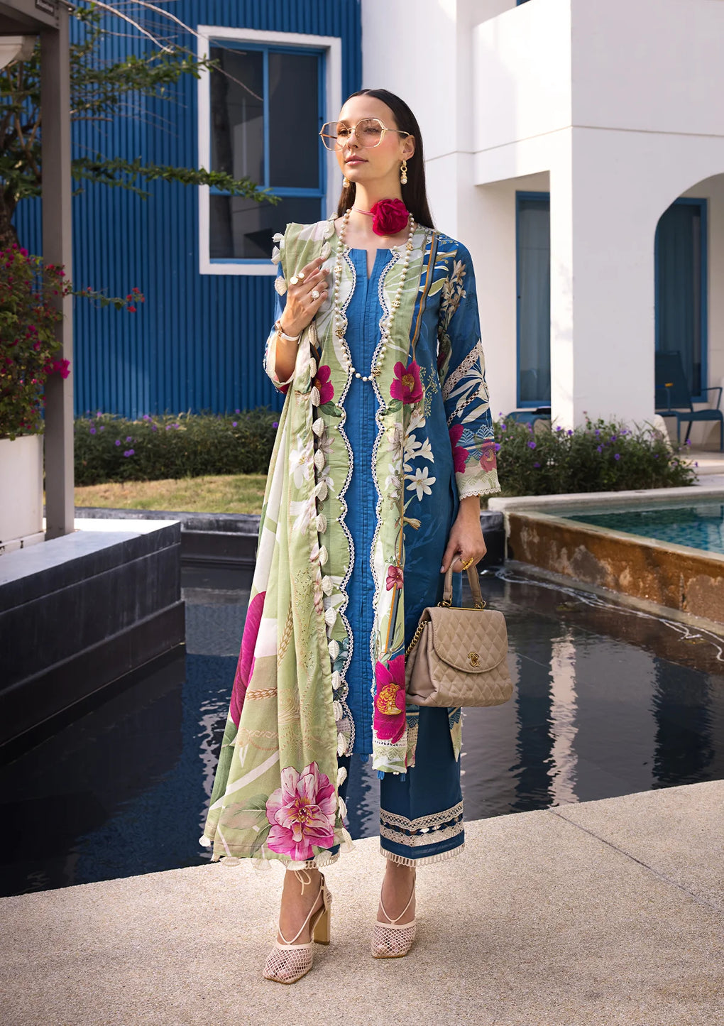 Elaf Premium | Prints Collection 2024 | EOP-08B WHIMSY TOSCANA by Designer Elaf Premium - House of Maryam - Pakistani Designer Ethnic Wear in {{ shop.shopifyCountryName }}